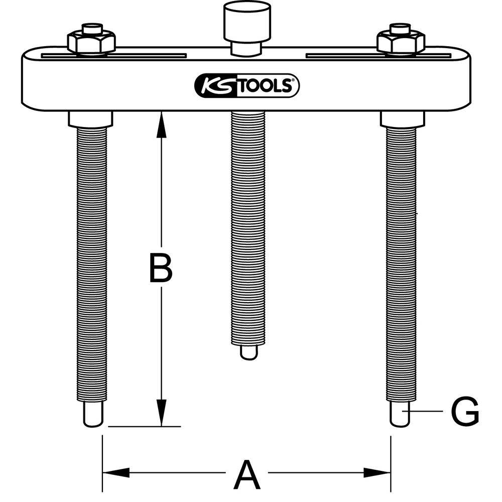 Hydraulische Abziehvorrichtung für Trennmesser, Bild 2