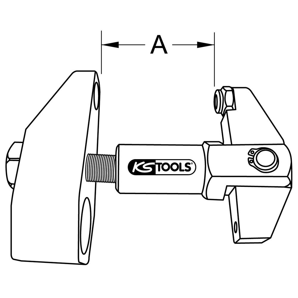 Klemmschrauben-Ausdrücker ohne Hydraulikspindel 3-tlg, Bild 5