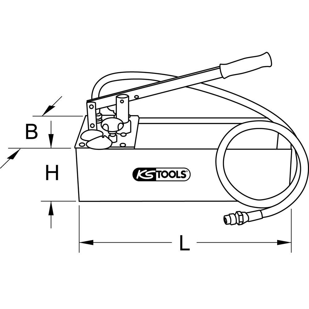 Druck-Prüfpumpe 12 Liter, Bild 6