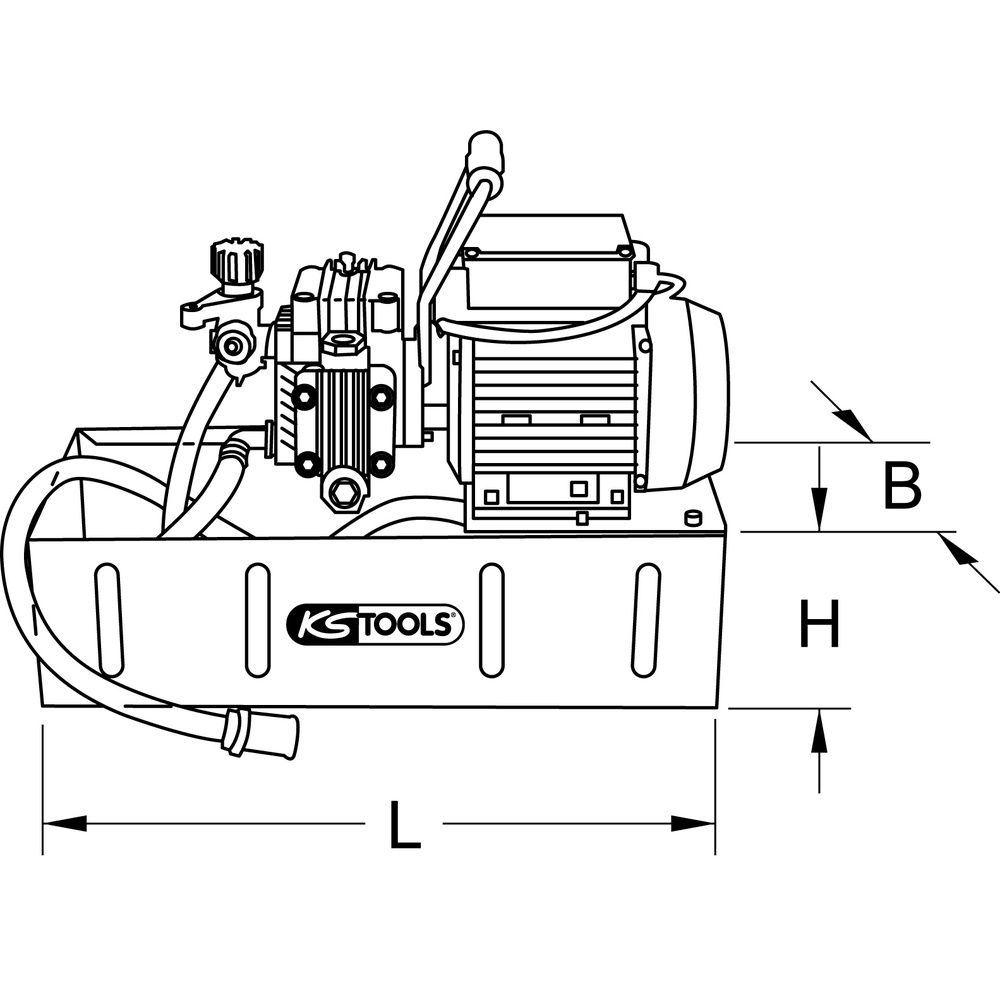 Elektrische Druck-Prüfpumpe 12 Liter, Bild 4