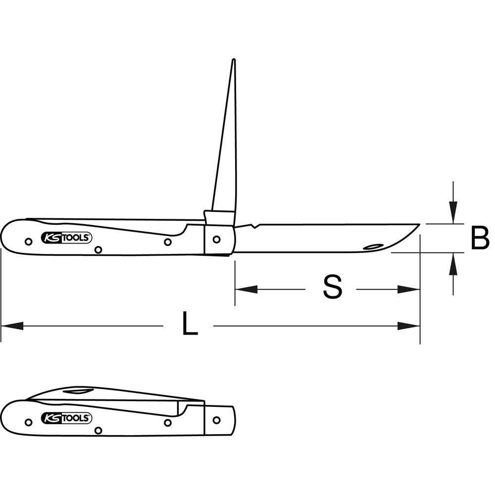 Elektriker-Klappmesser, Bild 3