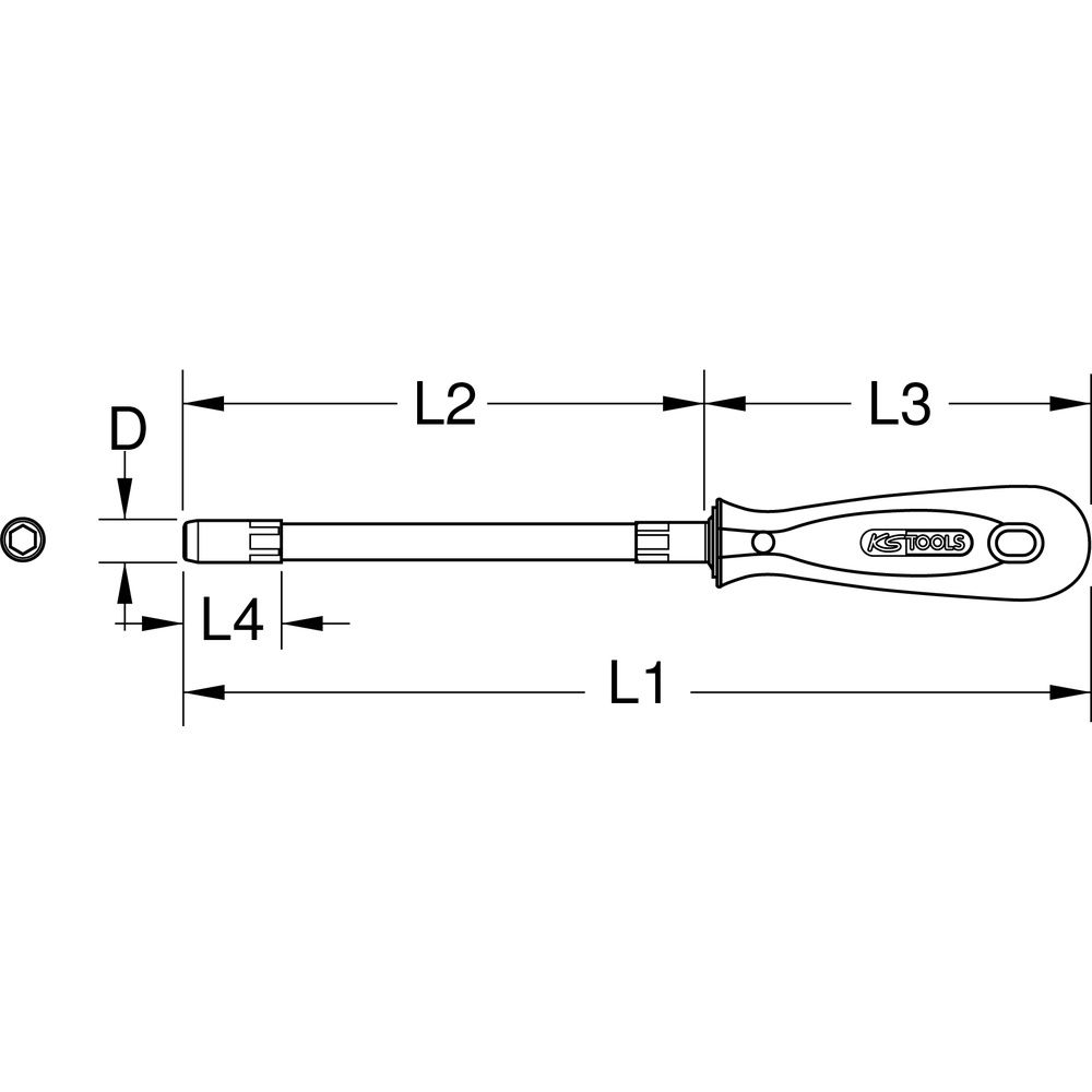 ERGOTORQUE Stecknuss-Schraubendreher 8mm, Bild 3