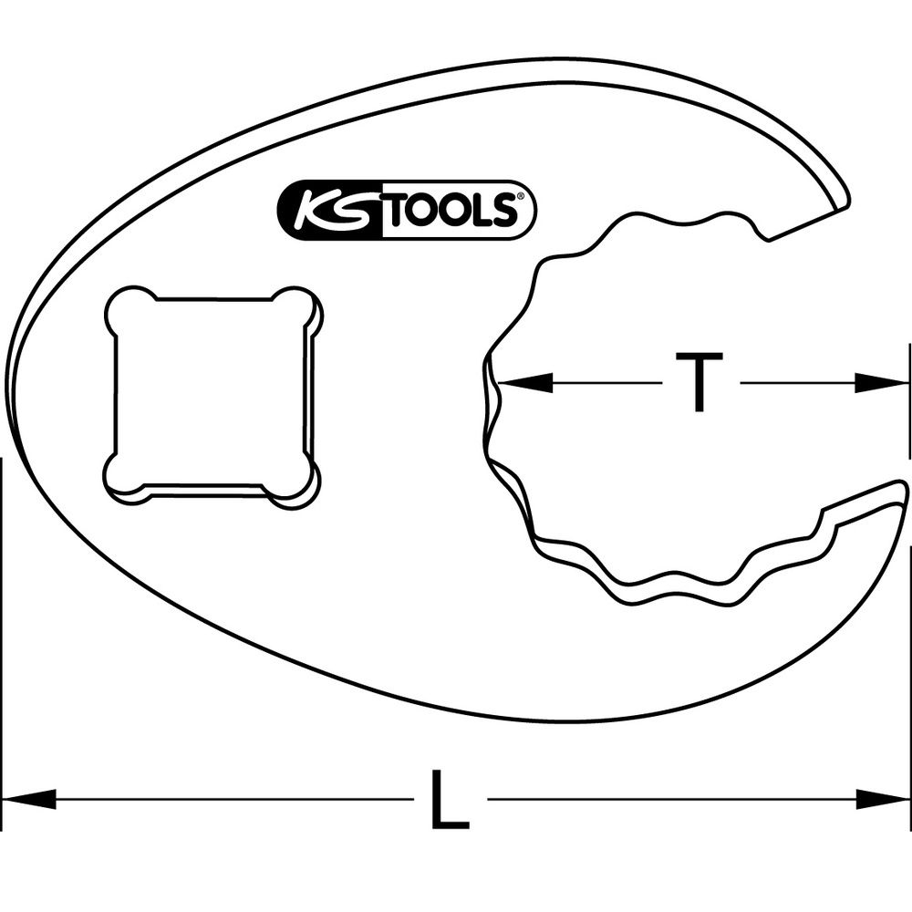 3/8" 12-kant-Einsteck-Maulschlüssel 19mm, Bild 2