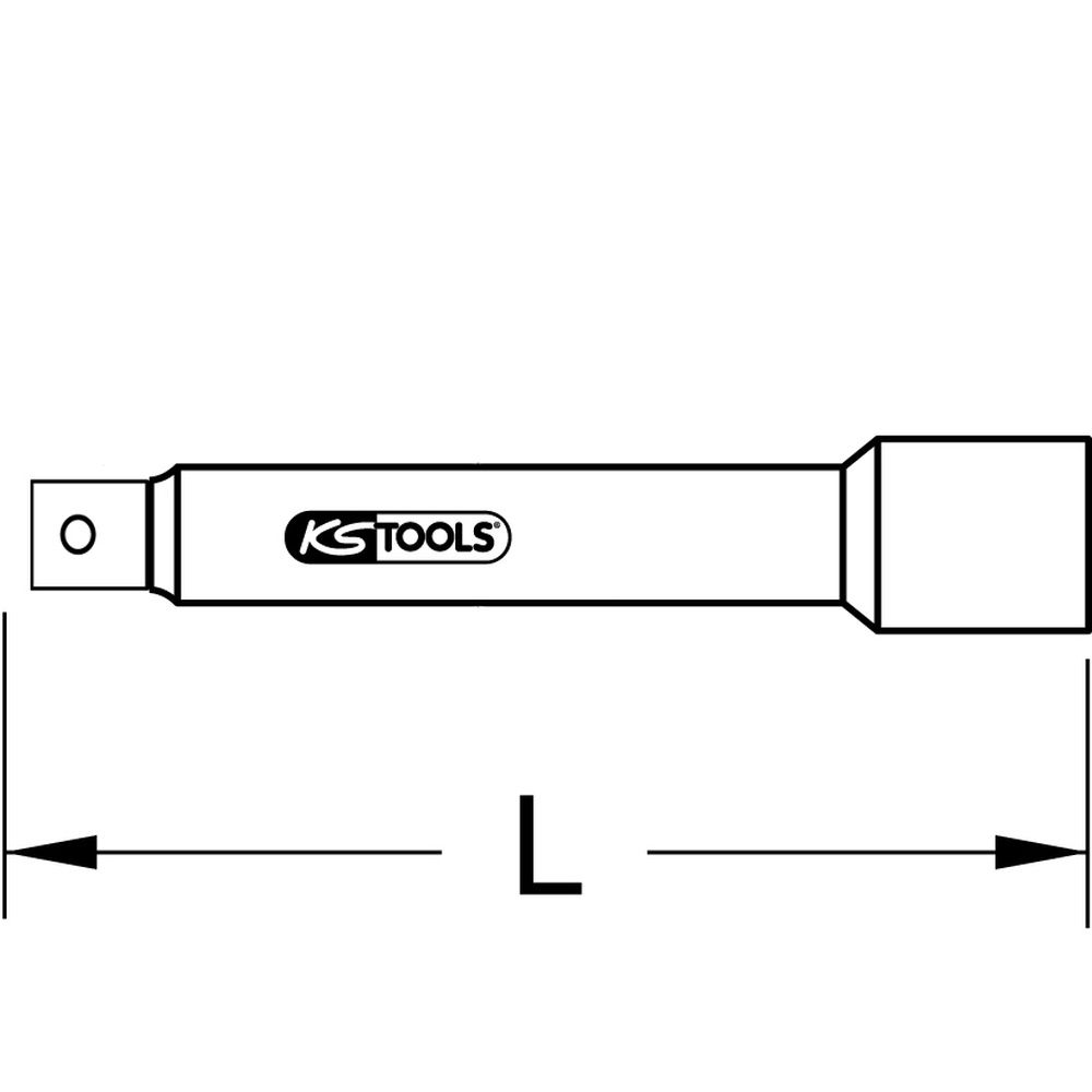 1/4" CHROMEplus Flexible Verlängerung 150mm, Bild 4