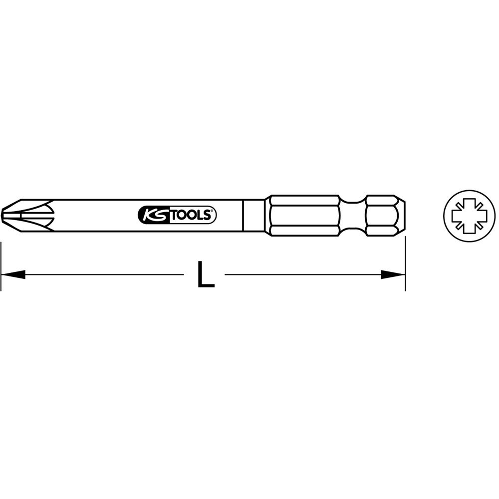 1/4" TORSIONpower Bit 75mm, Bild 2