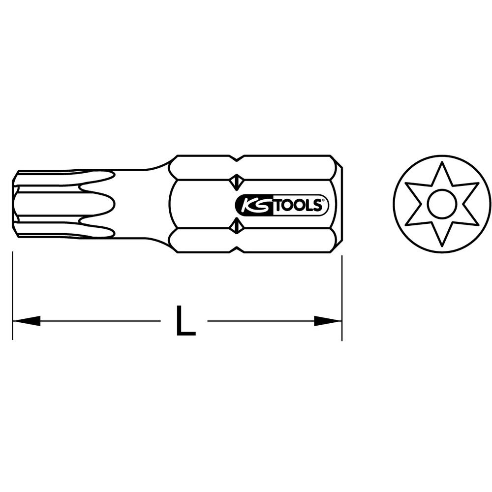 1/4" TORSIONpower Bit 25mm 1/4" TORSIONpower Bits 25 mm, Bild 2