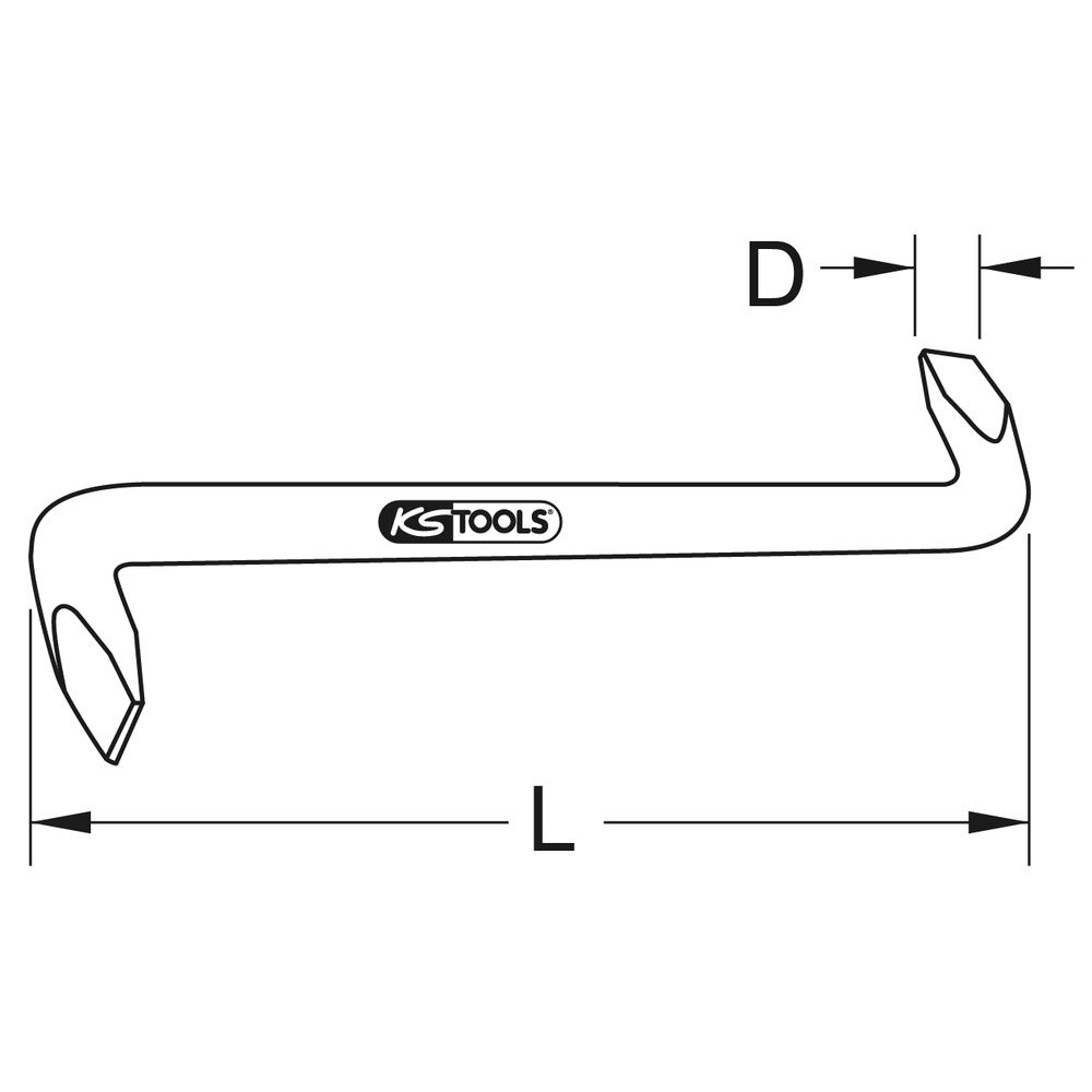 KS TOOLS BRONZEplus Funkenfreie Winkelstiftschlüssel, Bild 6