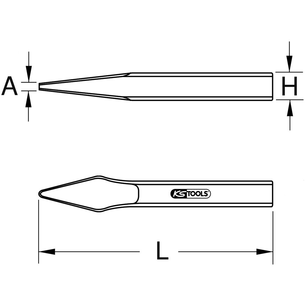 KS TOOLS BRONZEplus Funkenfreie Meissel, Bild 8