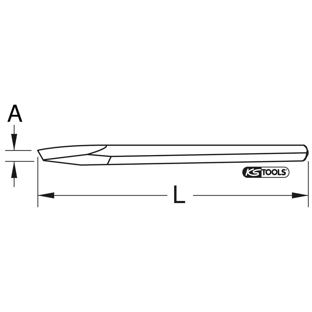 KS TOOLS BRONZEplus Funkenfreie Meissel, Bild 10