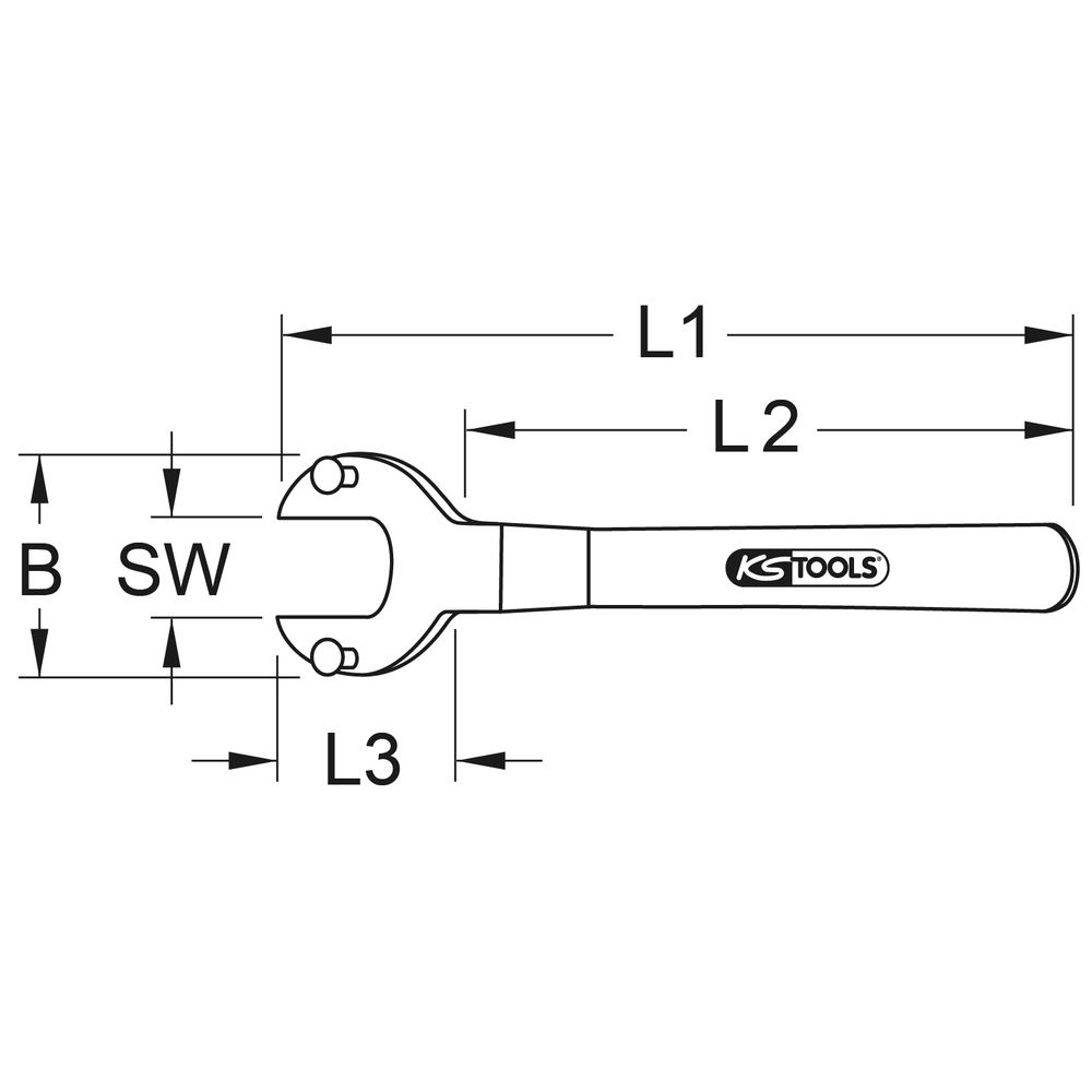 KS TOOLS BRONZEplus Funkenfreie Spezialschlüssel, Bild 10