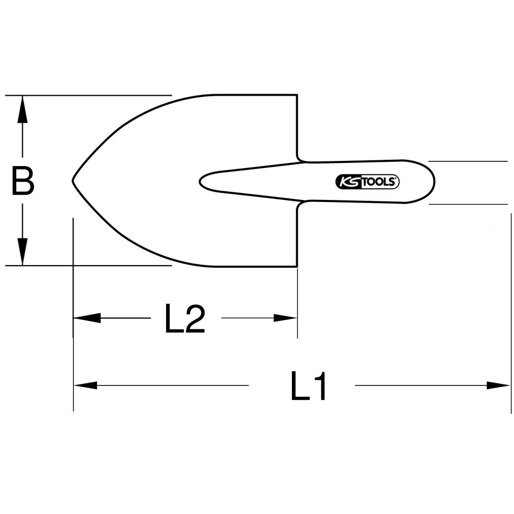 KS TOOLS BRONZEplus Funkenfreie Schaufeln und Gabeln, Bild 2
