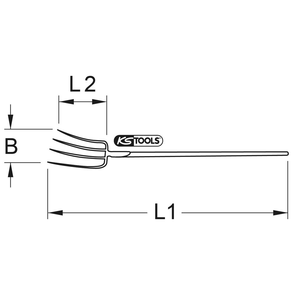 KS TOOLS BRONZEplus Funkenfreie Schaufeln und Gabeln, Bild 10