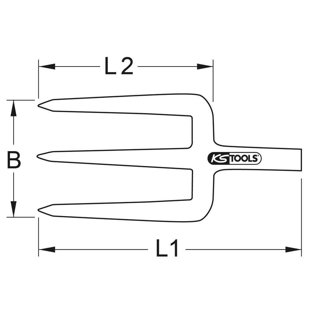 KS TOOLS BRONZEplus Funkenfreie Schaufeln und Gabeln, Bild 8