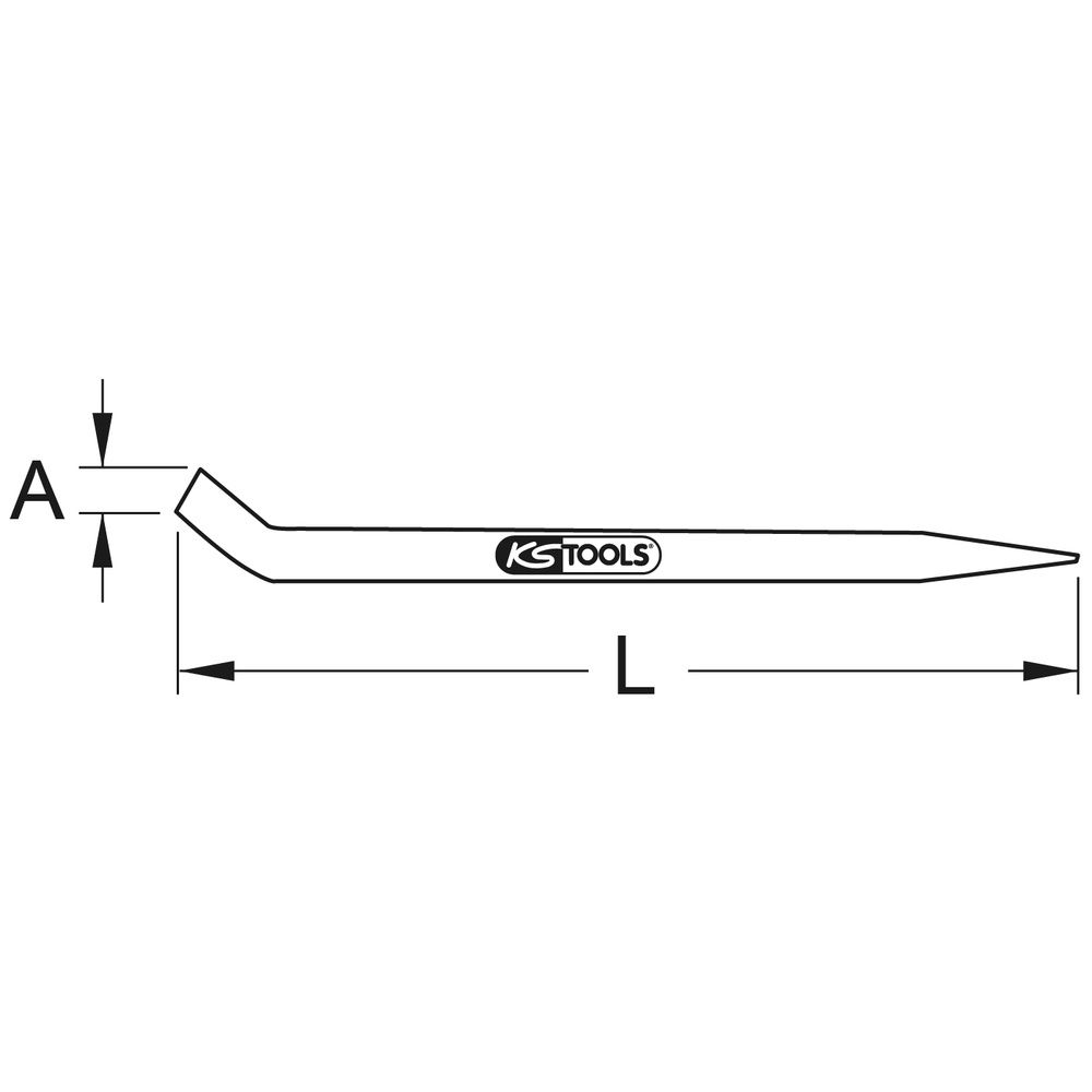 KS TOOLS BRONZEplus mm Funkenfreie Brechstangen, Bild 5