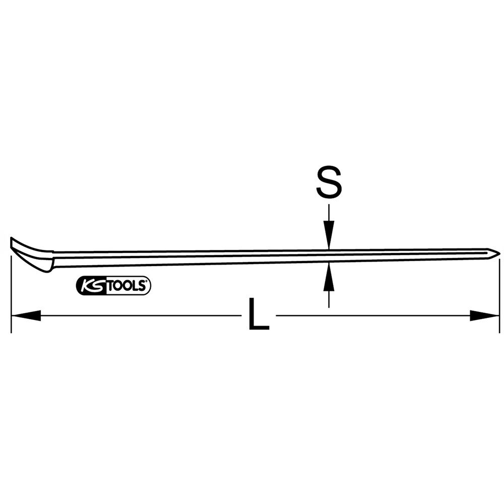 KS TOOLS BRONZEplus mm Funkenfreie Brechstangen, Bild 3