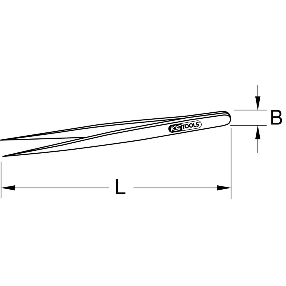 KS TOOLS TITANplus Pinzette, Bild 2