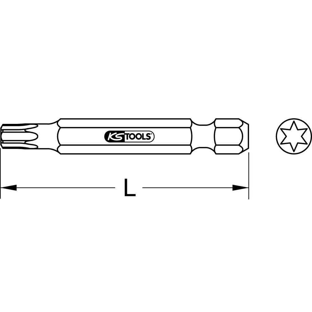 KS TOOLS 10mm Bit Torx 120mm, Bild 2