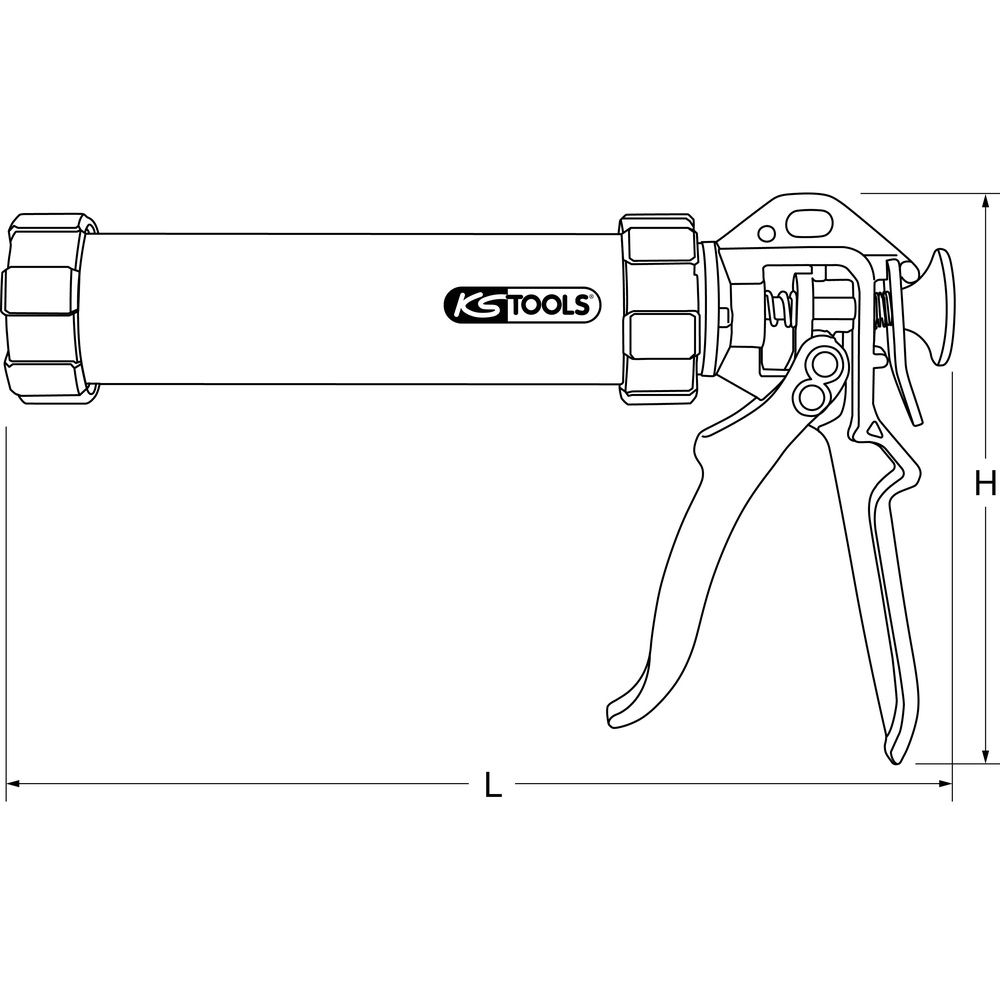 Hand-Kartuschen-Pistole, Bild 8