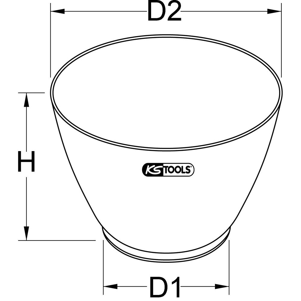 Gipsbecher 0,65 Liter, Bild 3