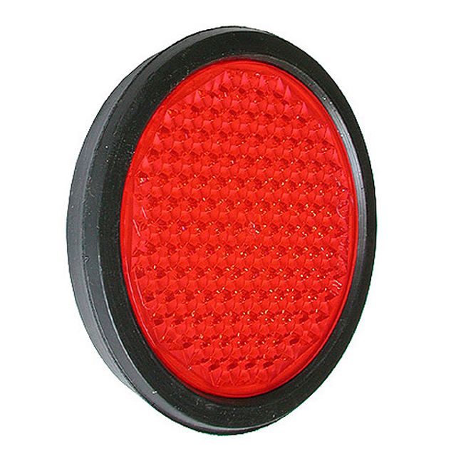 WEGU Rückstrahler RMG 08 rund Ø 80 mm rot orange oder weiss, Bild 3