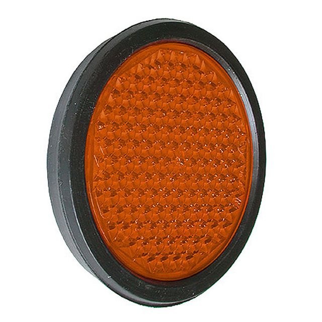 WEGU Rückstrahler RMG 08 rund Ø 80 mm rot orange oder weiss, Bild 4