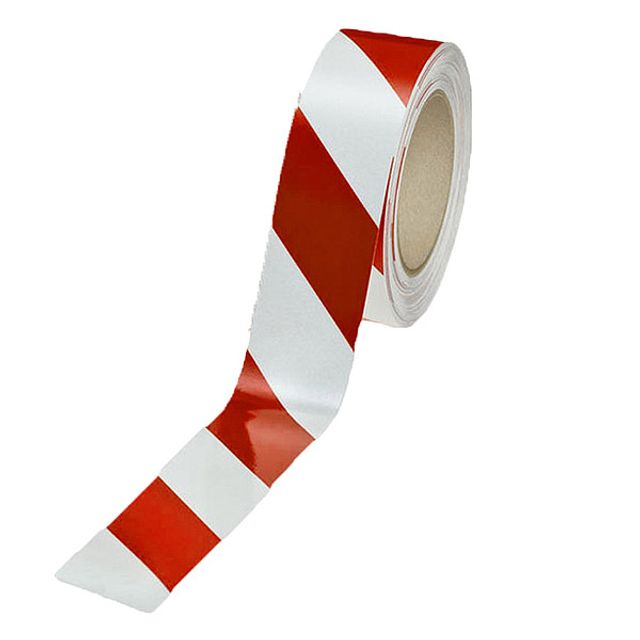 Markierband selbstklebend rot/weiss gestreift, Bild 3