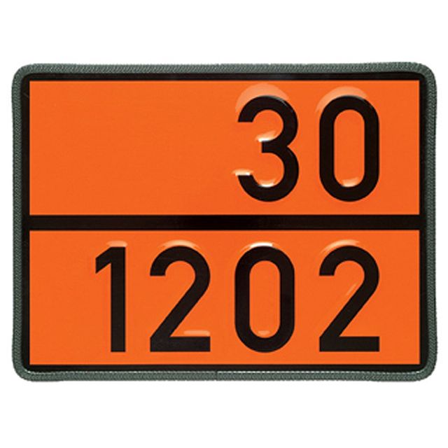 Warntafel-Folie reflektierend 30-1202 selbstklebend ADR Diesel- & Heizöl, Bild 2