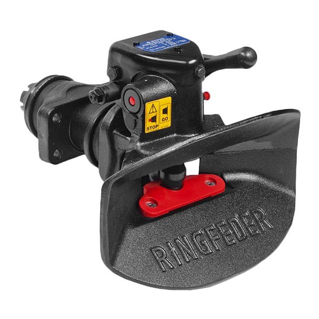 Anhängerkupplung Ringfeder RF40/G150A 40mm 100x160 137kN Handhebel A nach oben, Bild 2