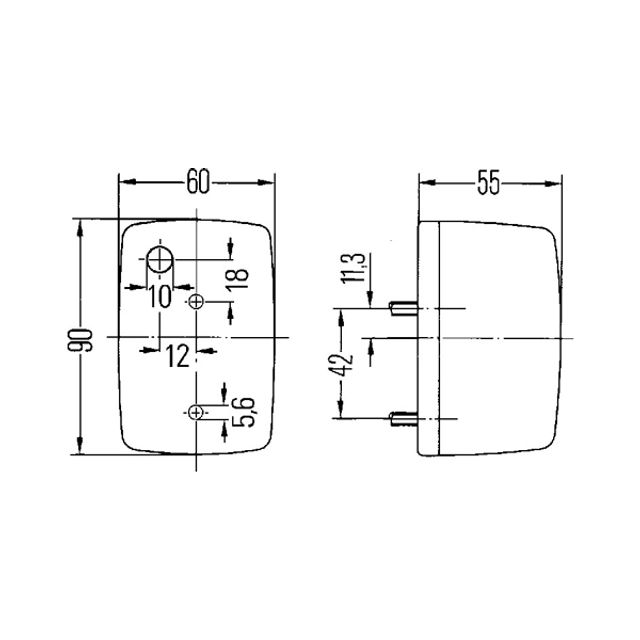 HELLA Blinkleuchte Anbau links / rechts gelb, Bild 2