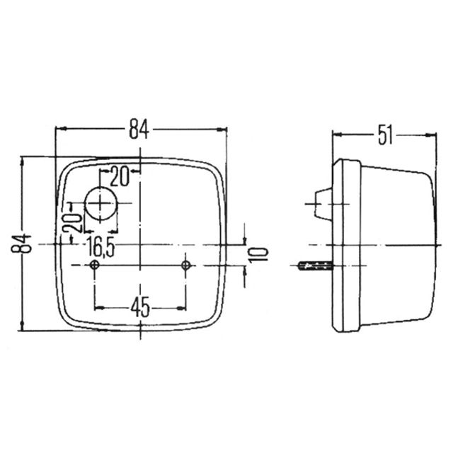 HELLA Blinkleuchte Anbau links rechts, Bild 2