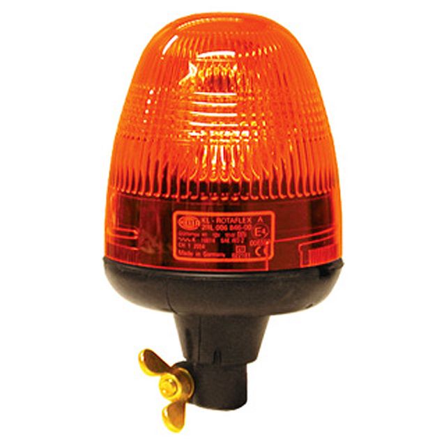 HELLA Rundumkennleuchte H1 Rohrstutzen gelb 222 mm, Bild 2