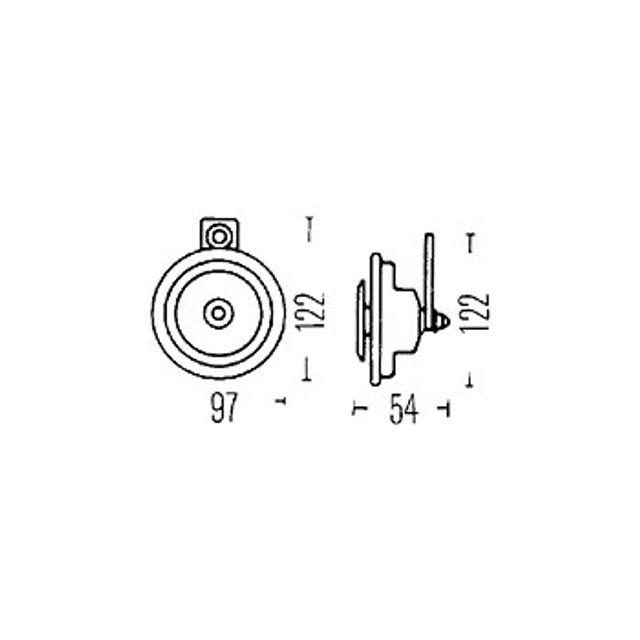 HELLA Tellerhorn 12V, Bild 2
