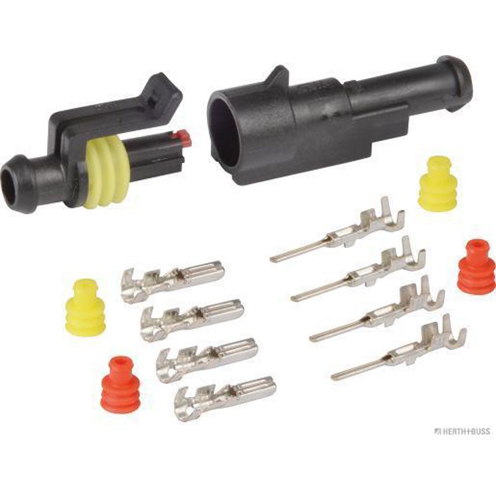Steckgehäusesatz 1-polig bis 24V -40°C 125°C