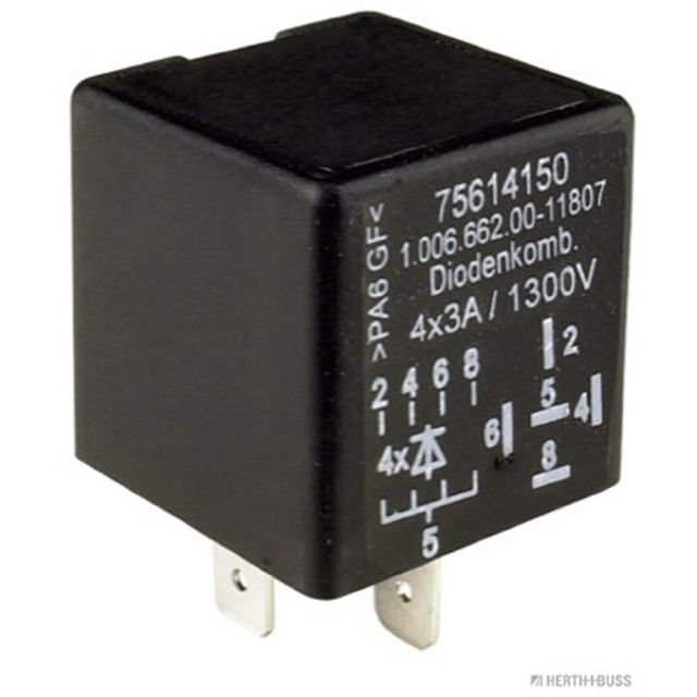 Diode, 12V, 24V, B30mm, H30mm, 3A, T30mm, 12 AV