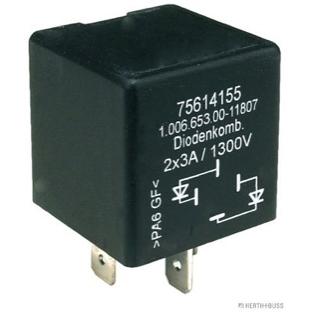 Diode, 12V, 24V, B30mm, H30mm, 3A, T30mm, 6 AV, 3 A