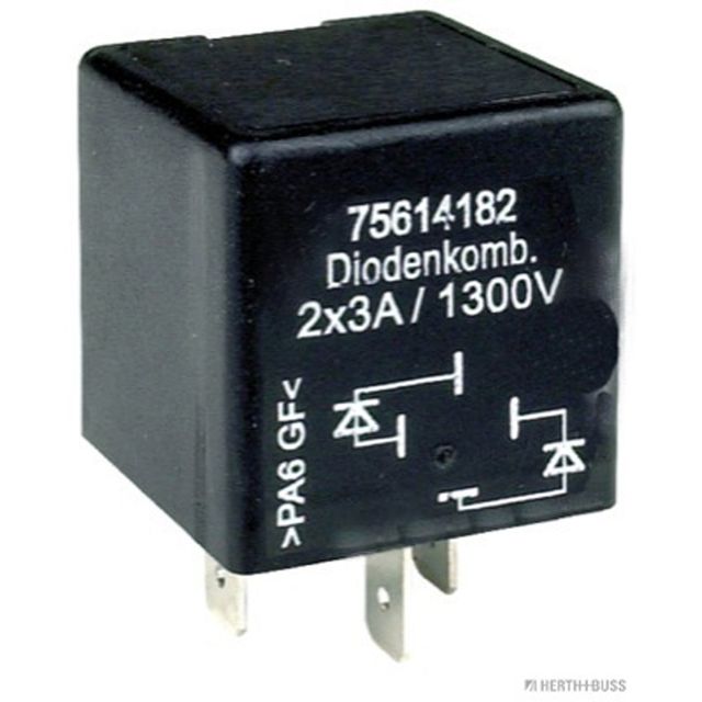 Diode, 12V, 24V, B30mm, H30mm, 3A, T30mm, 12 AV