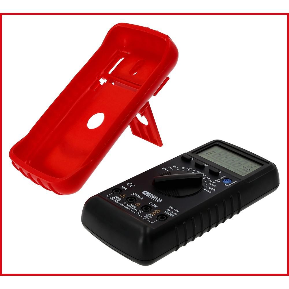 Digital Multimeter inkl. Prüfspitzen und Krokodilklemmen, Bild 2