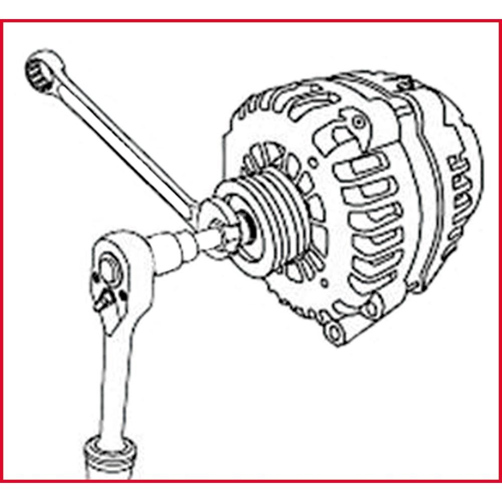 Lichtmaschinen-Kombischlüssel-Satz, Bild 3
