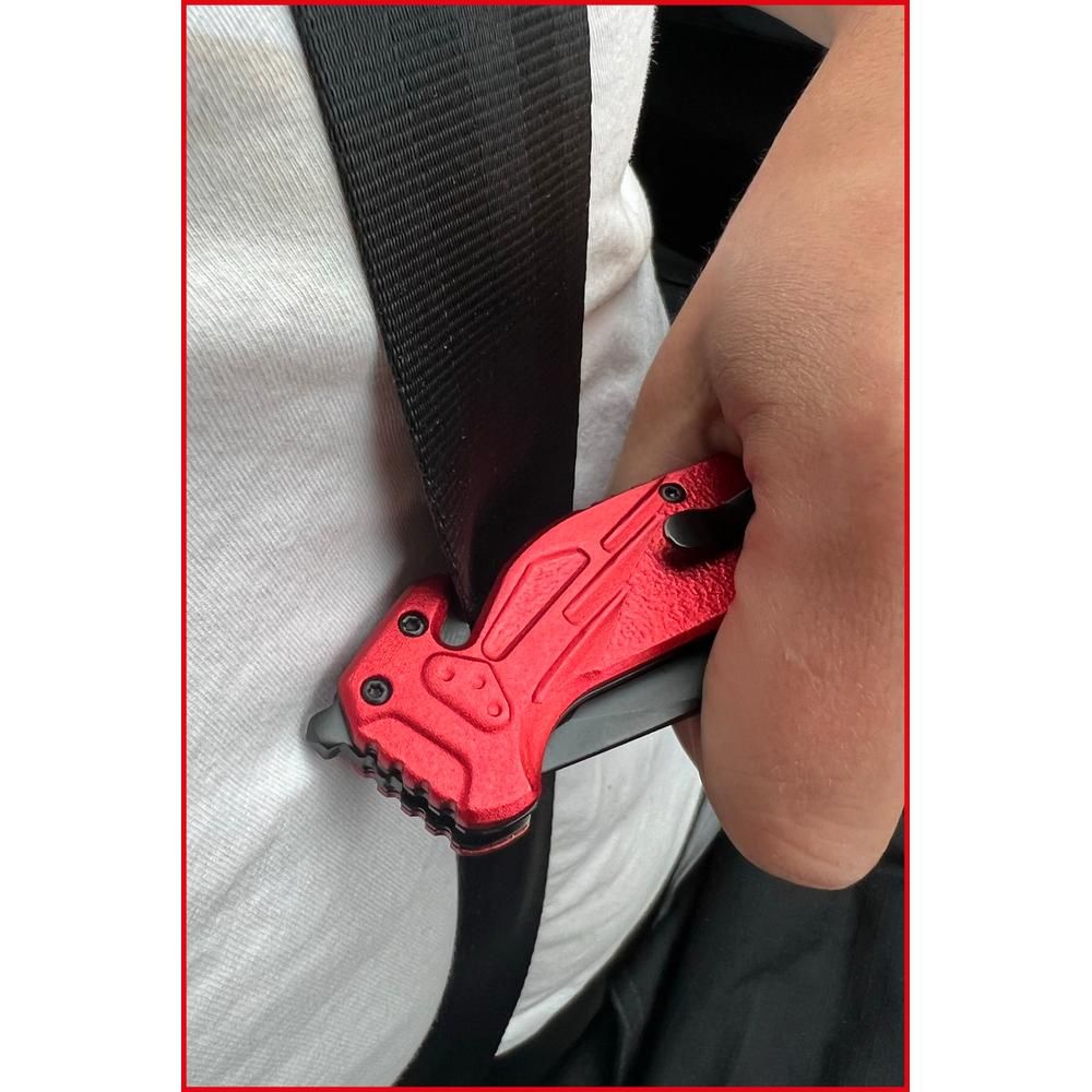 Klappmesser mit Arretierung und Gurtschneider, Bild 6
