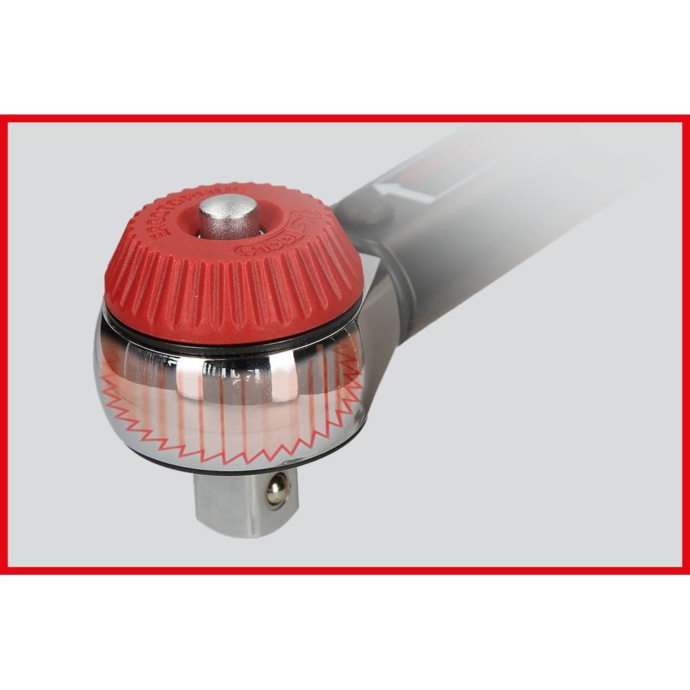 3/8" ERGOTORQUE®precision Ratschen-Drehmomentschlüssel Drehknopf 10-50Nm, Bild 3