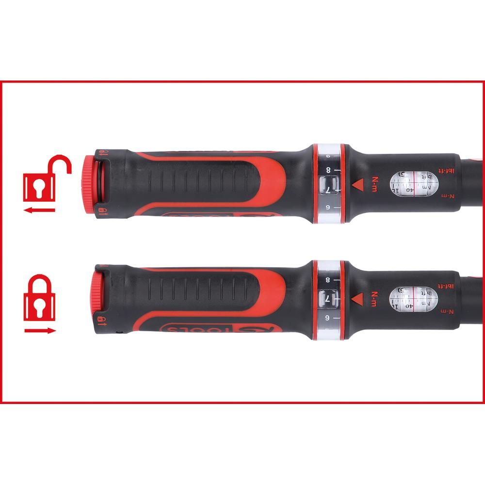 3/8" ERGOTORQUE®precision Ratschen-Drehmomentschlüssel Drehknopf 10-50Nm, Bild 5