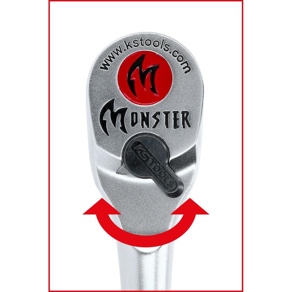 1/4" Monster Bit-Umschaltknarre 115mm, Bild 8