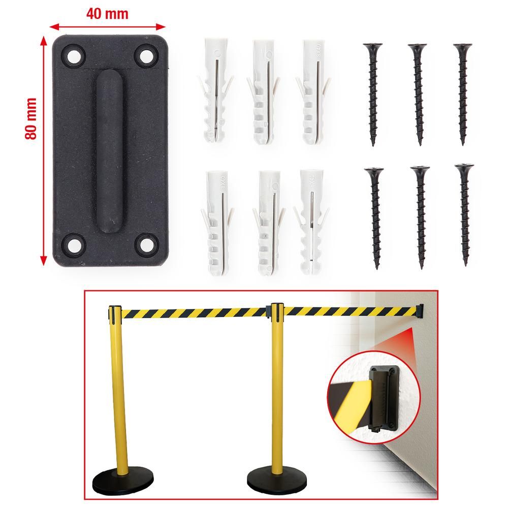 Wandhalter für Sperrgurt