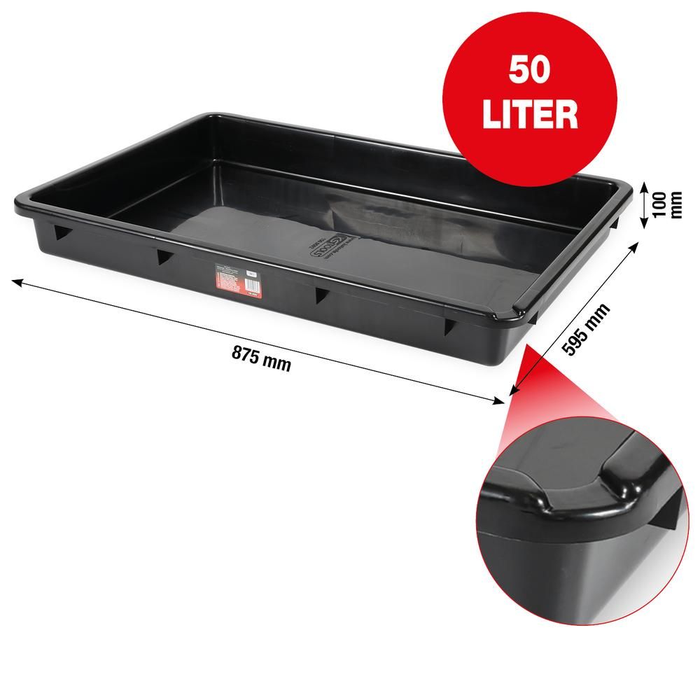 Mehrzweckwanne 50 Liter extra flach