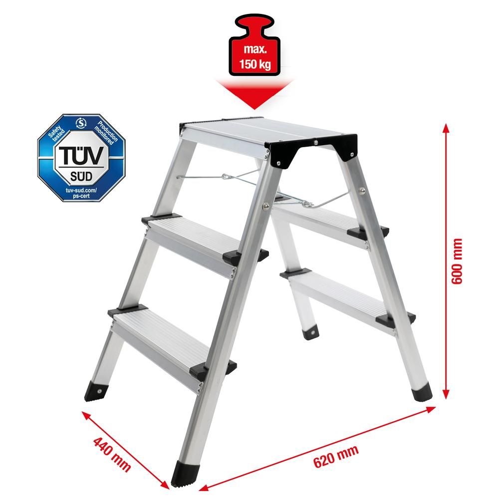 Aluminium-Stufen-Stehleiter, Bild 8