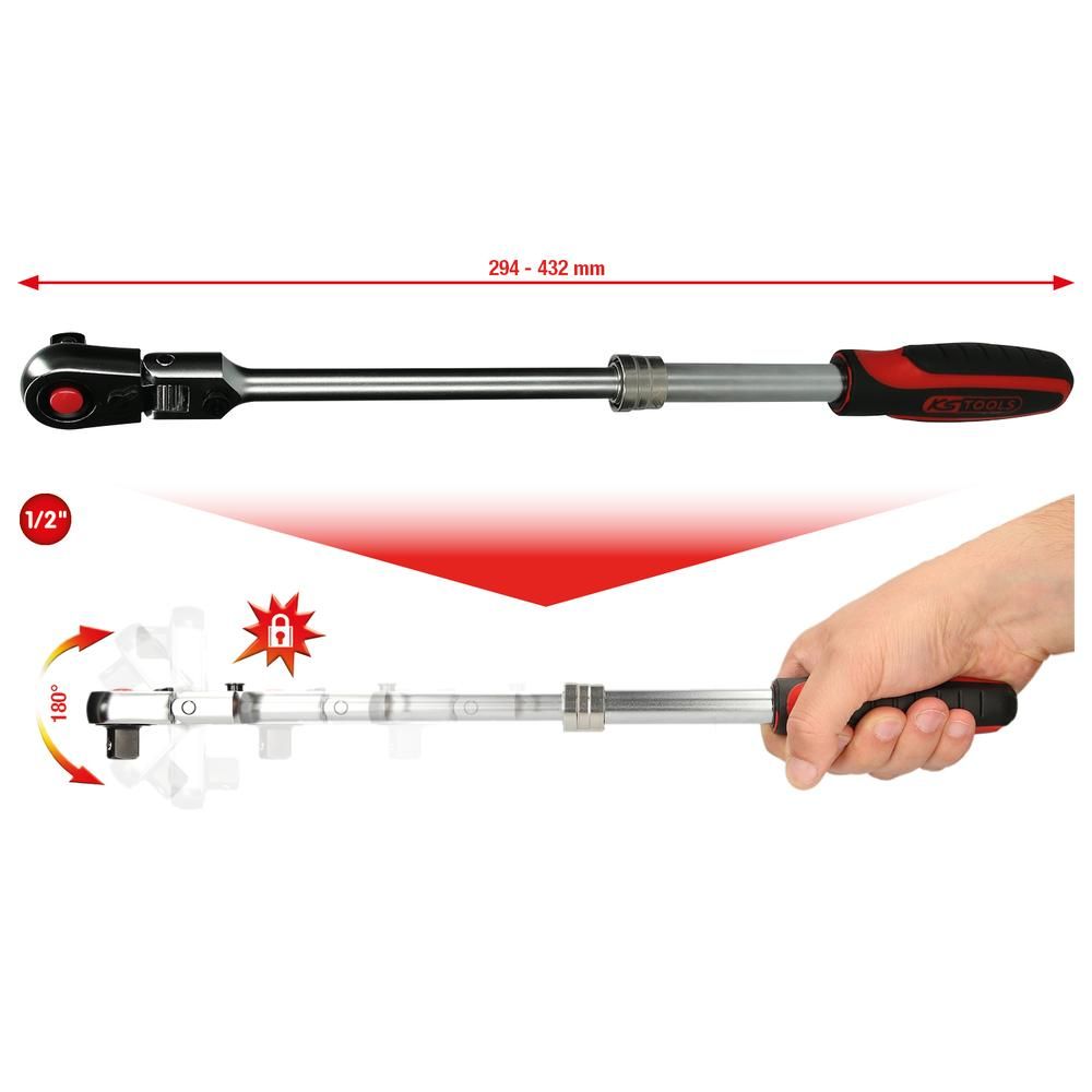 SlimPOWER Umschaltknarren-Satz 2-tlg1/4"+1/2", Bild 5