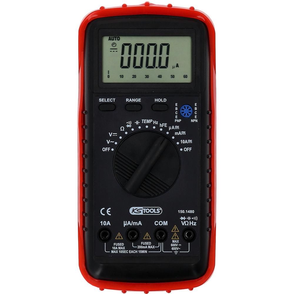 Digital Multimeter inkl. Prüfspitzen und Krokodilklemmen, Bild 6