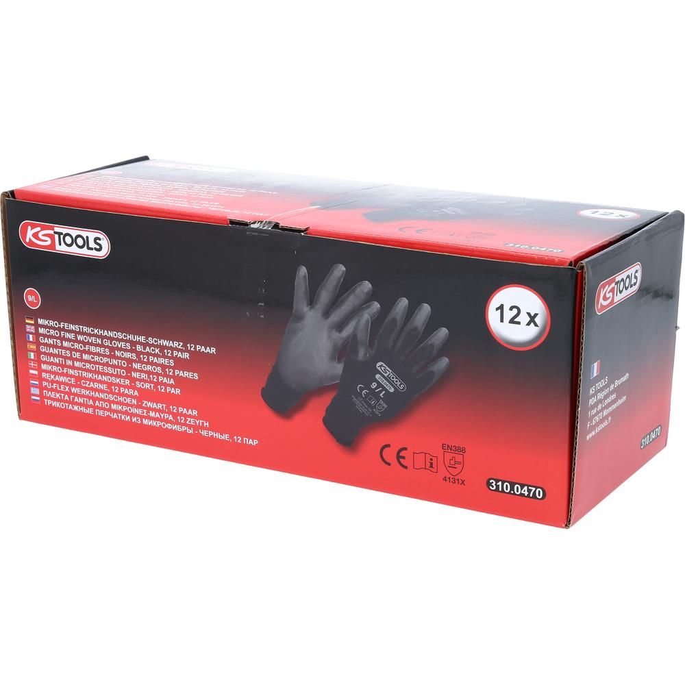Mikro-Feinstrickhandschuhe-schwarz, Bild 6