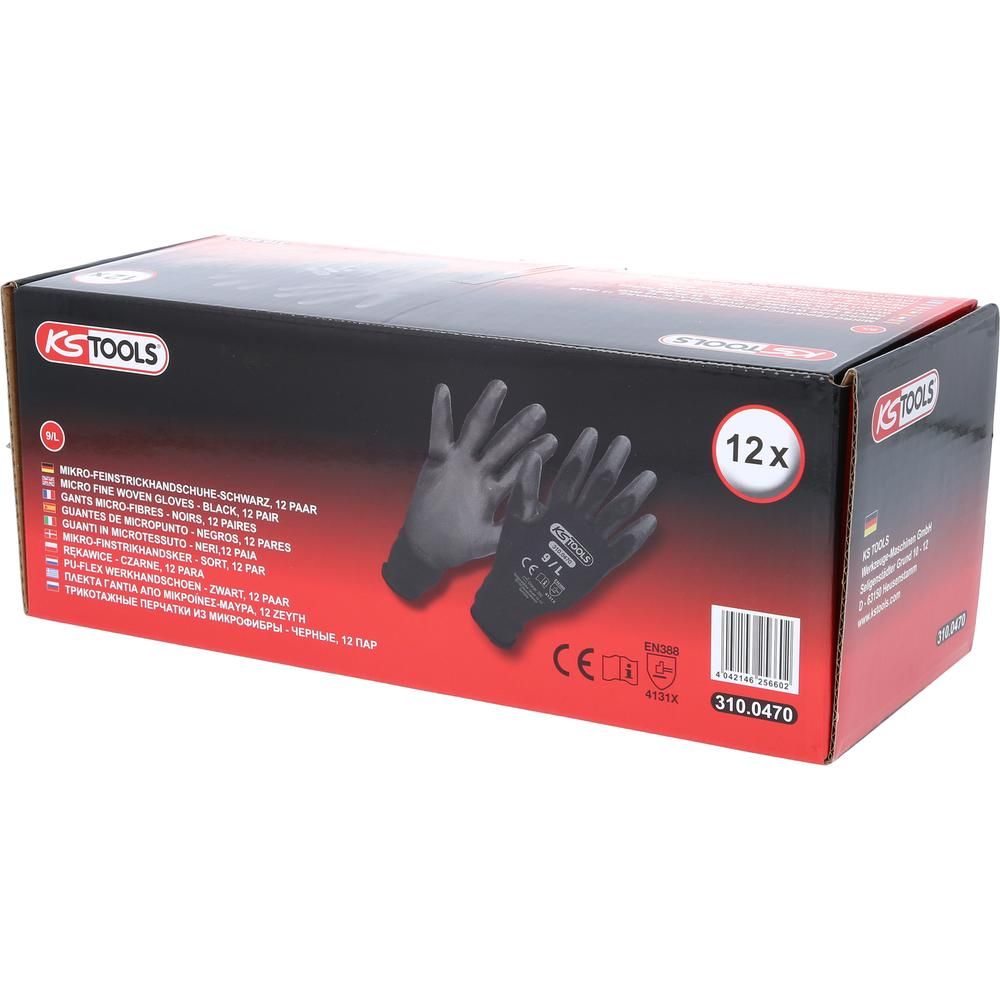 Mikro-Feinstrickhandschuhe-schwarz, Bild 7