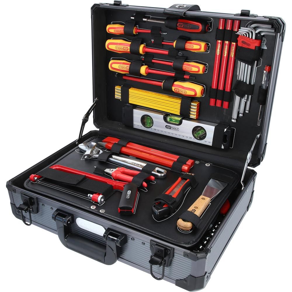 1/4" + 1/2" Elektriker-Werkzeugkoffer 128-tlg, Bild 10